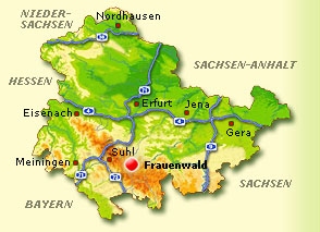 Lagekarte Frauenwald Lagekarte Frauenwald