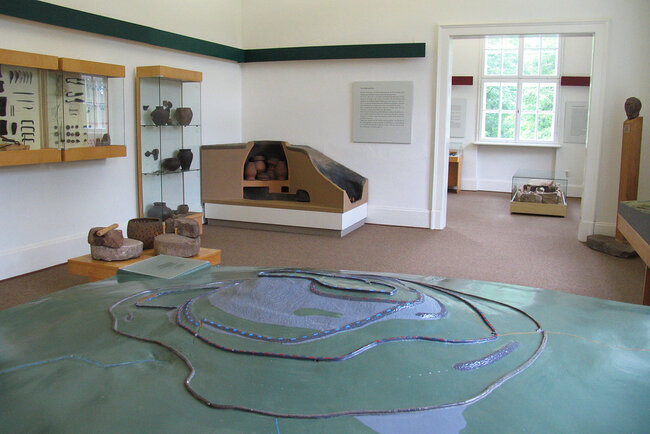 Modell der Steinsburg Modell der Steinsburg