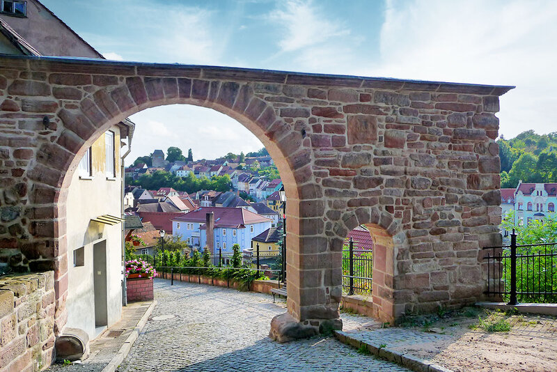 Blick auf Stadtroda Blick auf Stadtroda