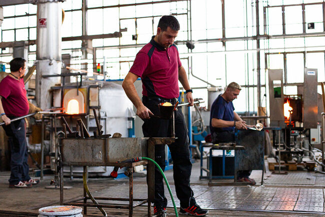 Glasmacher - ELIAS-Glashütte  Glasmacher - ELIAS-Glashütte