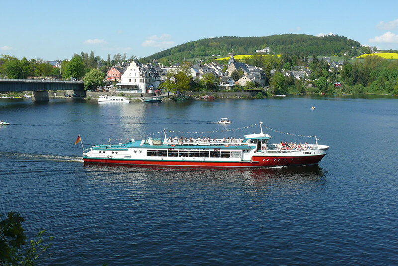 Blick auf den Ort Saalburg Blick auf den Ort Saalburg