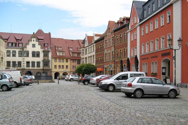 Marktplatz in Kahla Marktplatz in Kahla