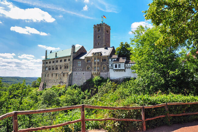 Die Wartburg bei Eisenach Die Wartburg bei Eisenach
