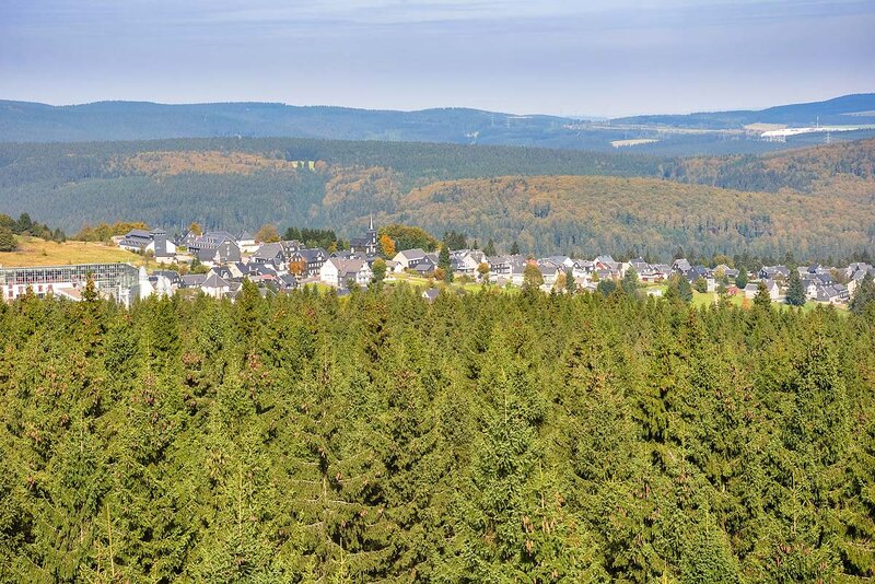 Blick auf den Ort Masserberg Blick auf den Ort Masserberg