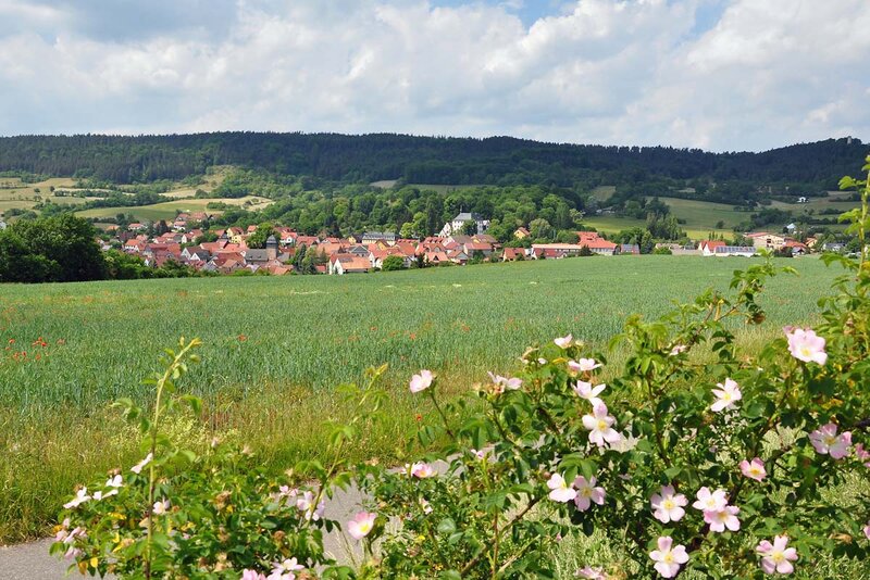 Blick auf Großkochberg Blick auf Großkochberg