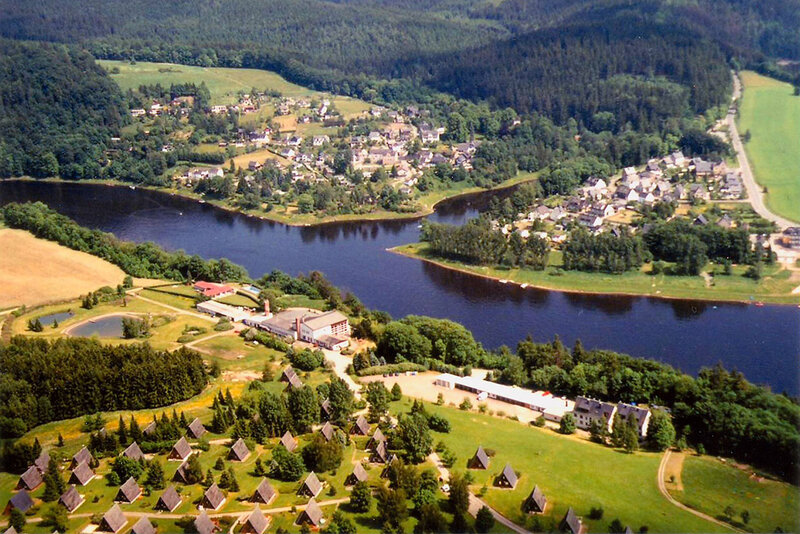 Blick auf den Ort Saaldorf Blick auf den Ort Saaldorf