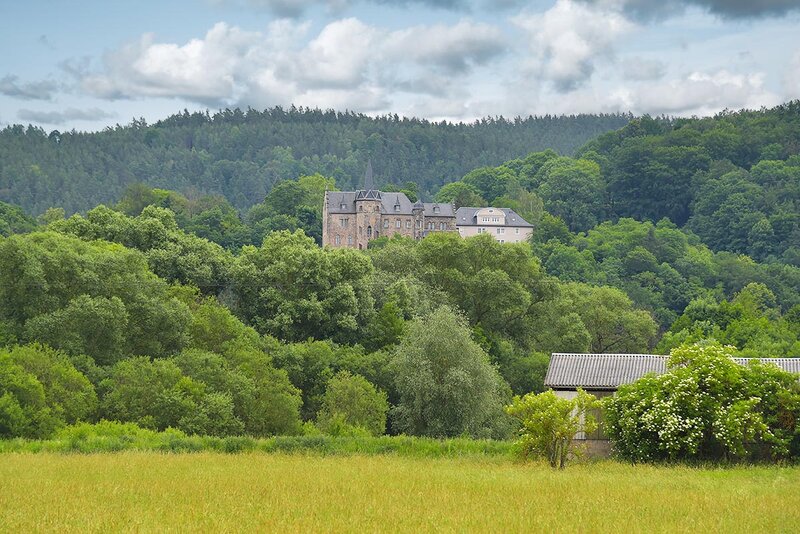 Die Weißenburg oberhalb der Saale Die Weißenburg oberhalb der Saale