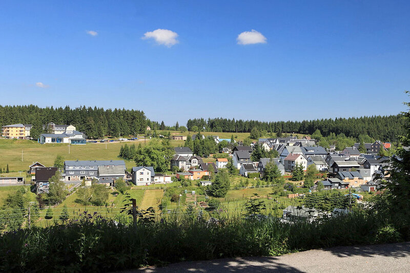 Blick auf den Ort Steinheid Blick auf den Ort Steinheid