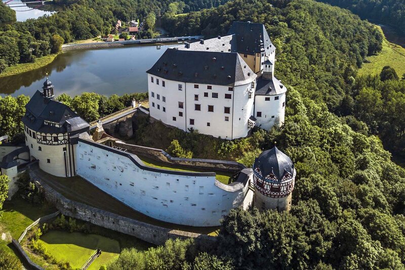Luftbild Schloss Burgk Luftbild Schloss Burgk