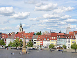 Domplatz in Erfurt Domplatz in Erfurt