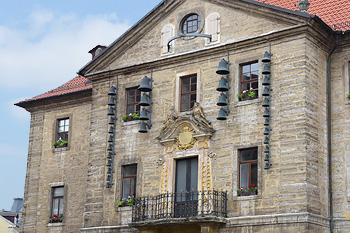 Das Glockenspiel am Rathaus Das Glockenspiel am Rathaus