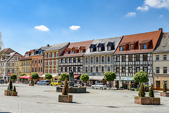 Marktplatz von Schmölln Marktplatz von Schmölln