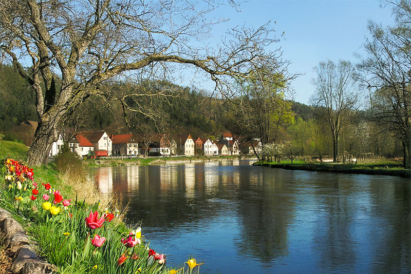 Stausee in Tauschwitz (OT von Kaulsdorf) Stausee in Tauschwitz (OT von Kaulsdorf)