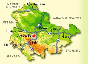 Lagekarte Arnstadt Lagekarte Arnstadt