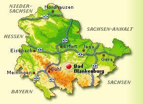 Lagekarte Bad Blankenburg Lagekarte Bad Blankenburg