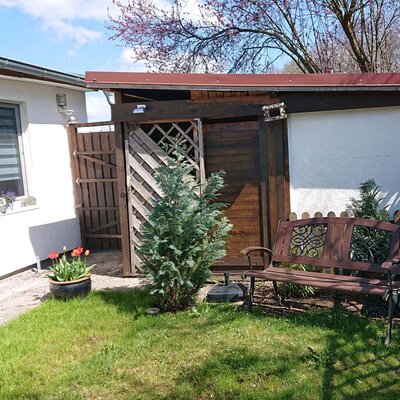 Ferienhaus am Flößgraben - Gartenseite Ferienhaus am Flößgraben - Gartenseite